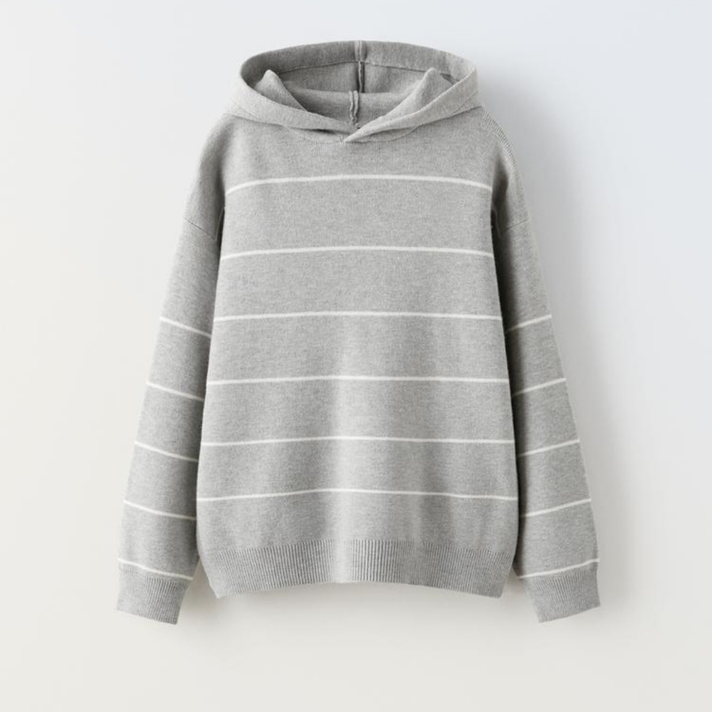 ZARA KIDS STRIPED KNIT SWEATER